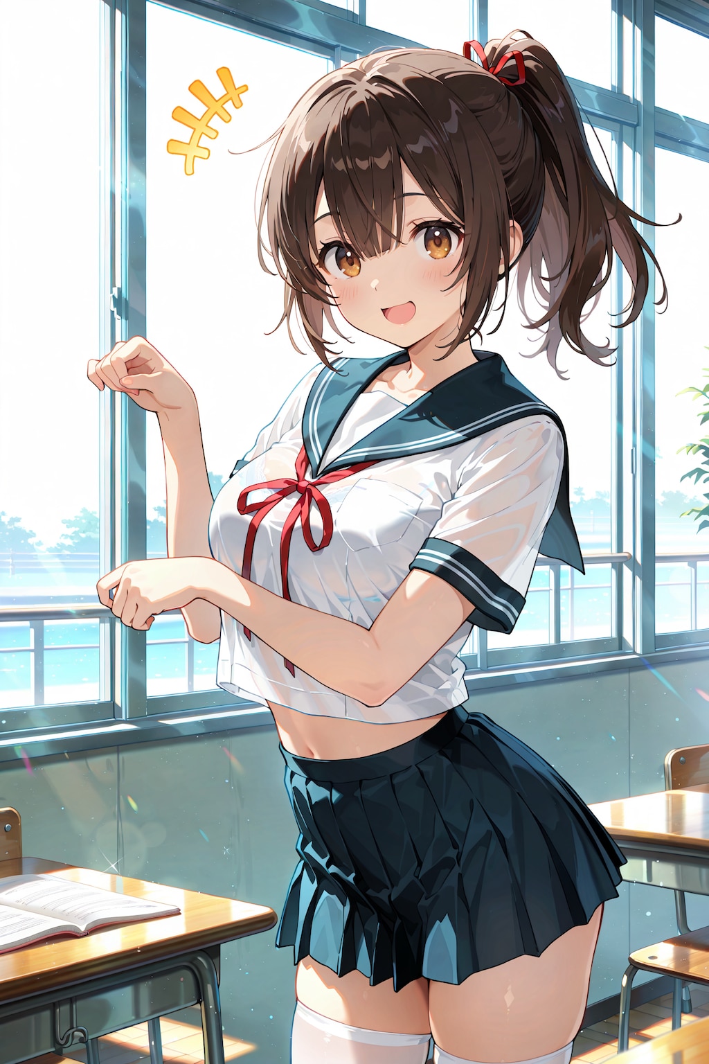 窓明かりと女の子・全年齢版