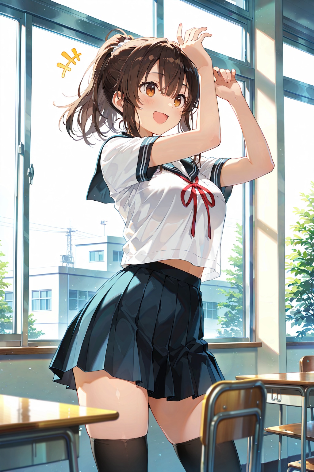 窓明かりと女の子・全年齢版