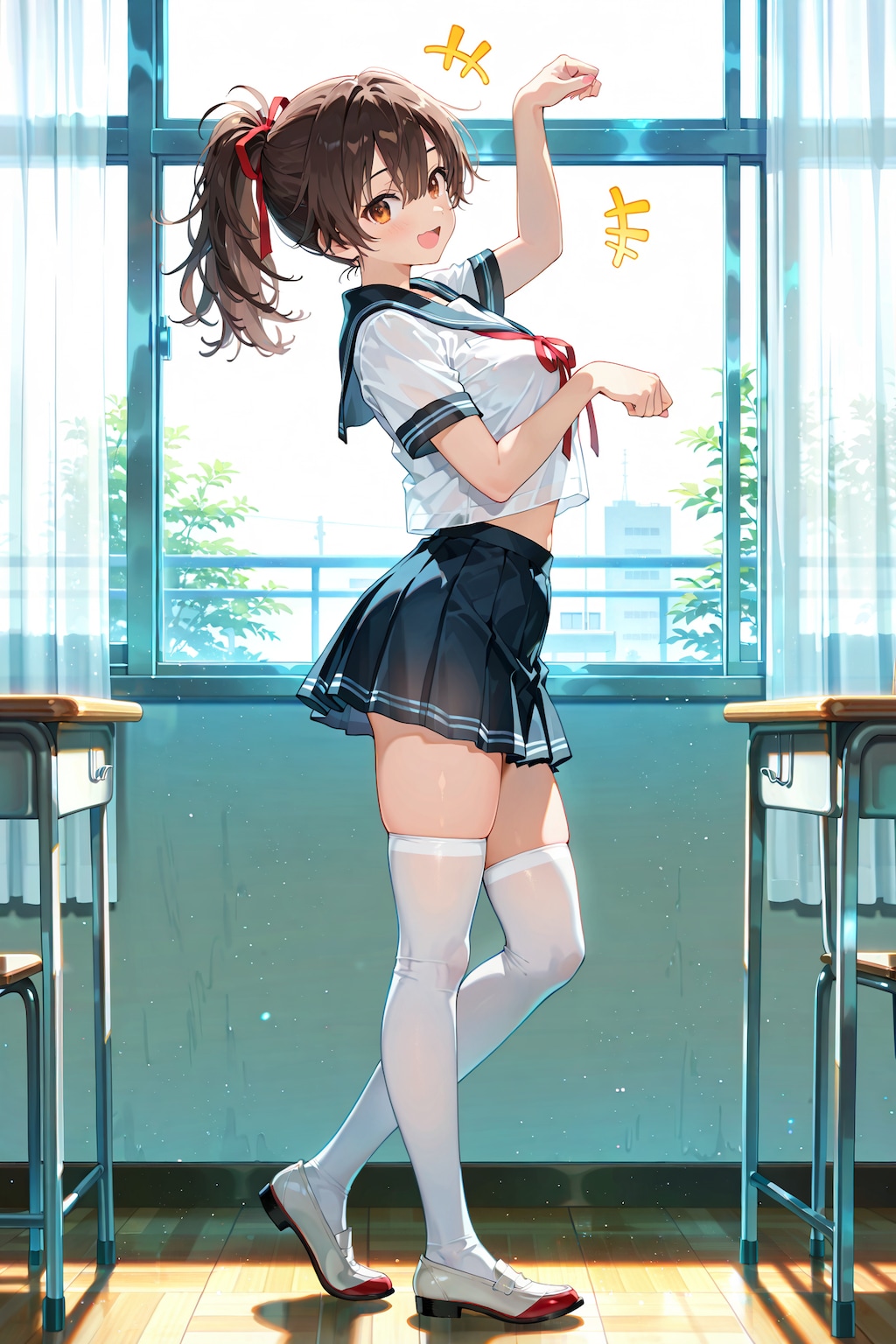 窓明かりと女の子・全年齢版