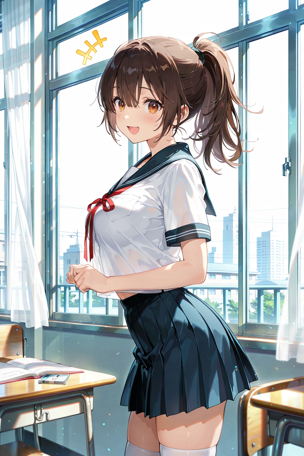 窓明かりと女の子・全年齢版