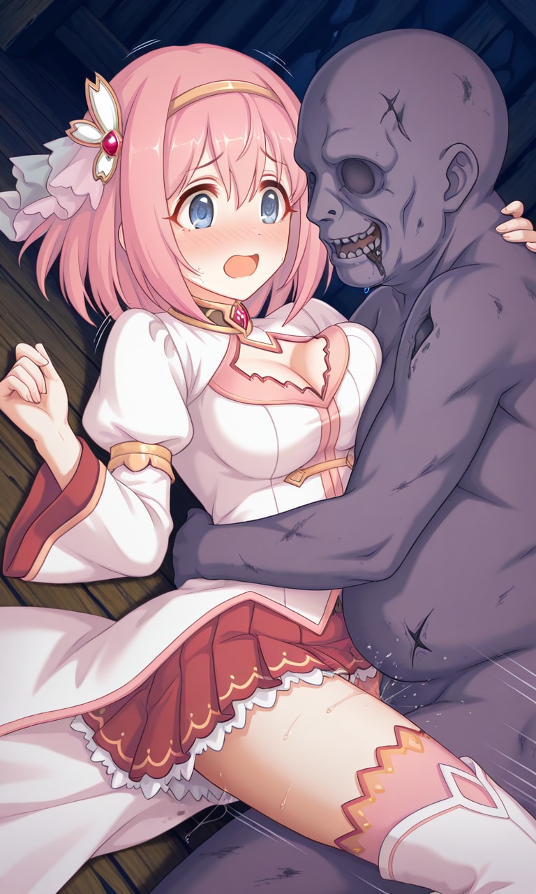 汚っさんデブゾンビに犯されるユイちゃん