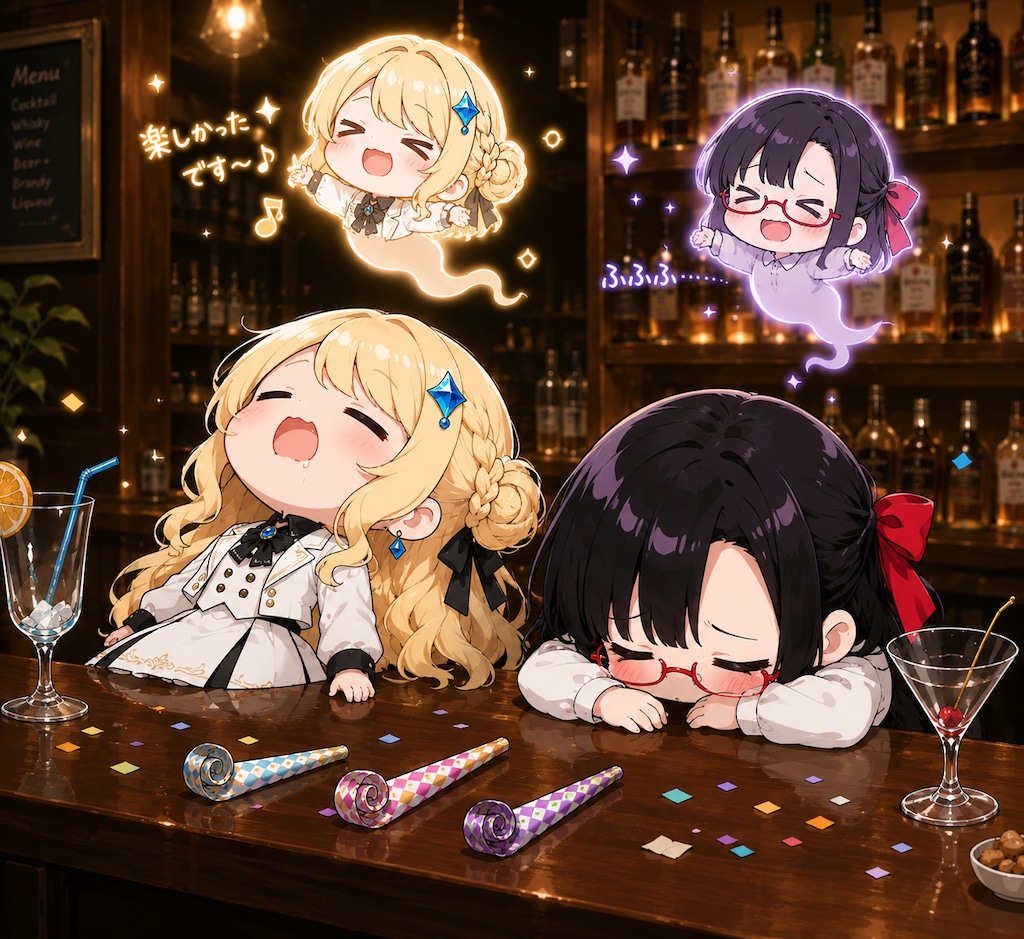 しごでき美女とバーカウンター
