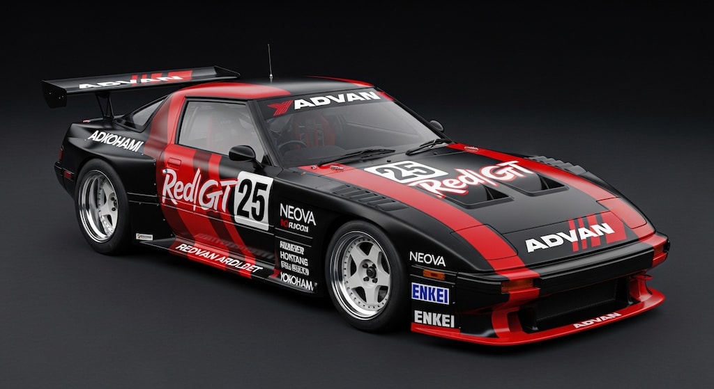 アドバンRX-7レーシングカー