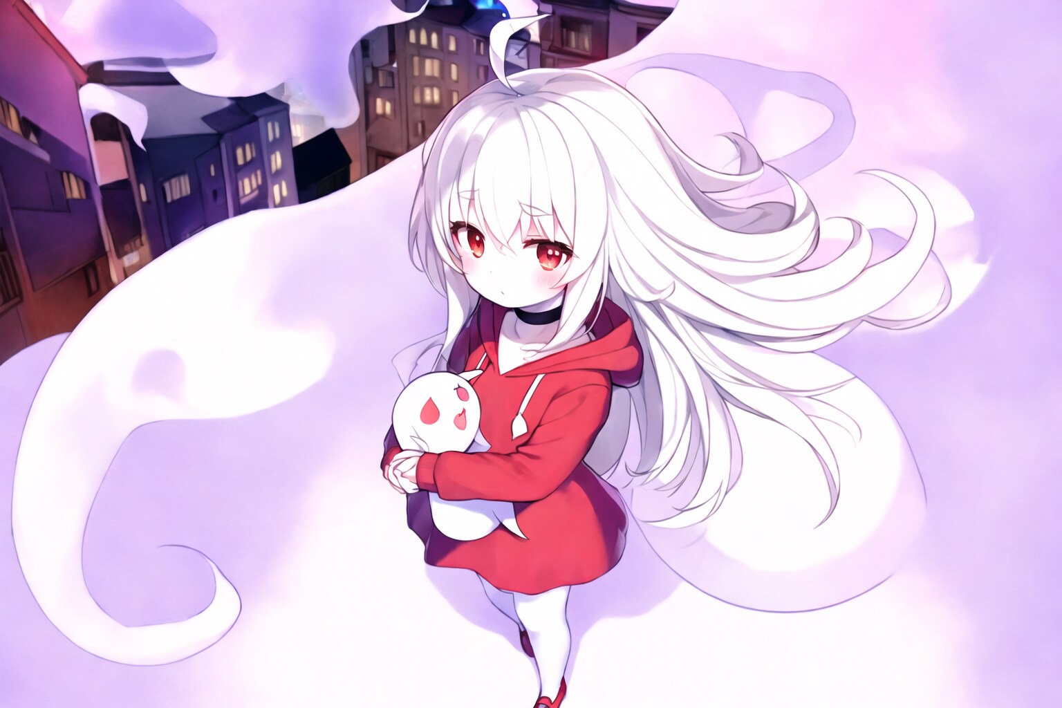 幽霊娘と真夜中さんぽ
