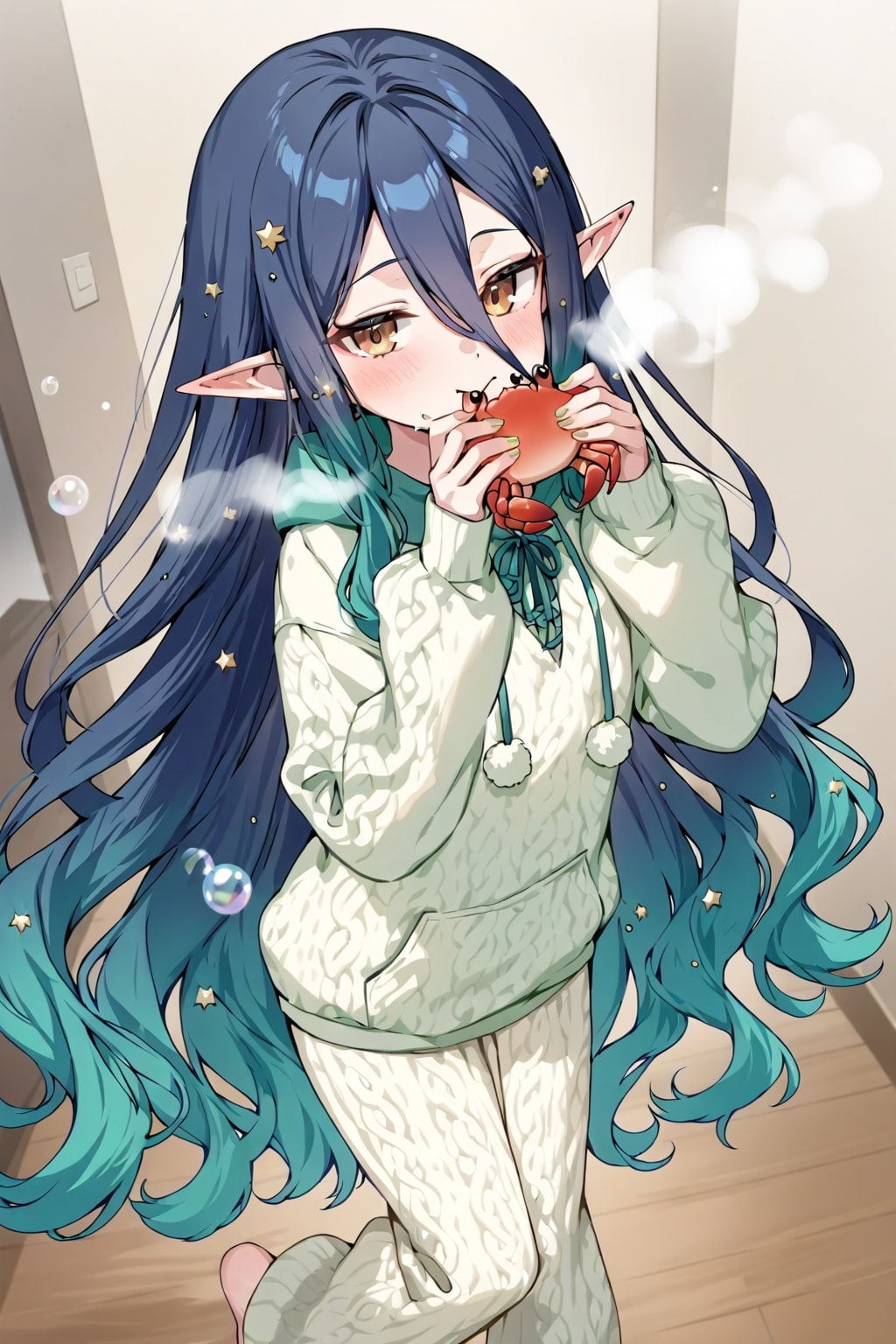 変なパンを買ってきたルシアルニキ