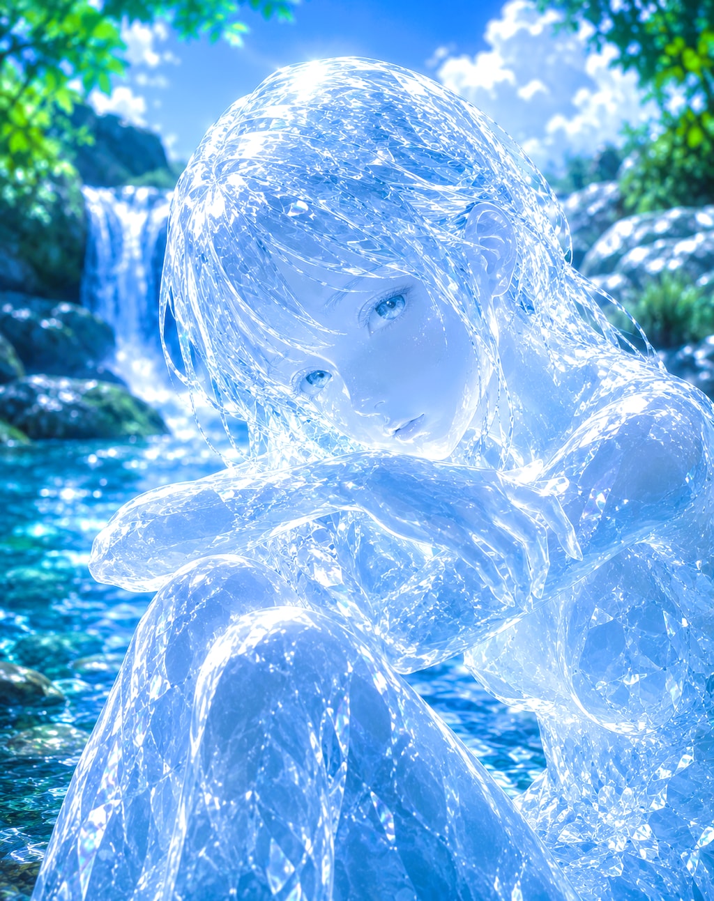 水と氷の妖精🎐涼