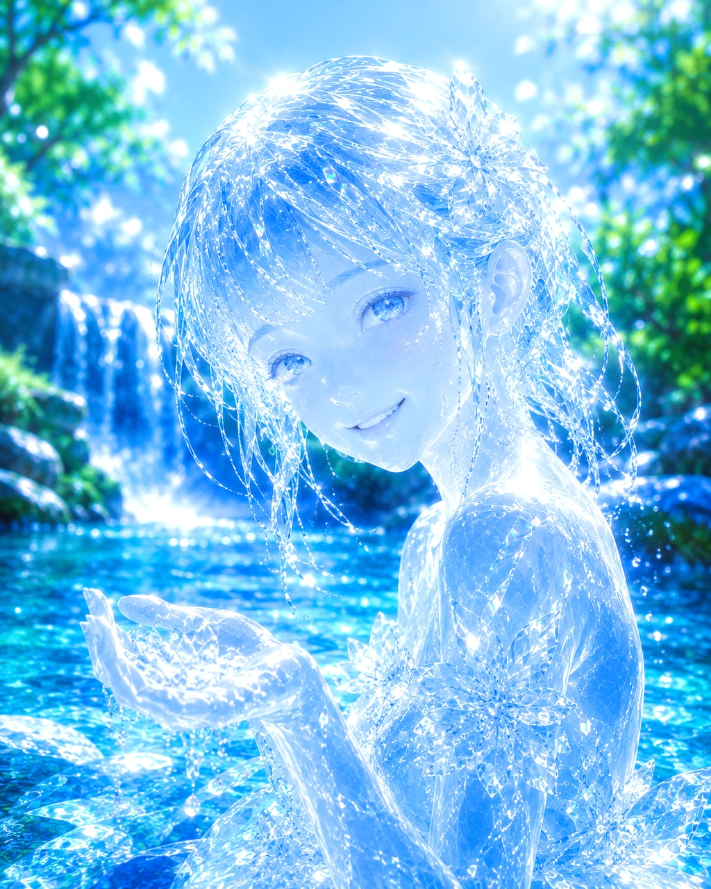 水と氷の妖精🎐涼