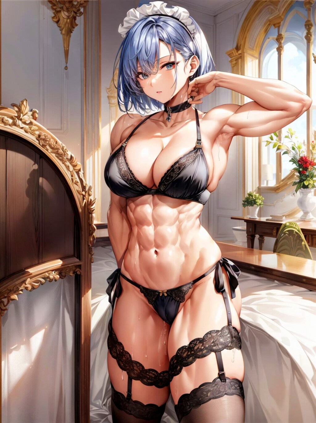 筋肉メイド04