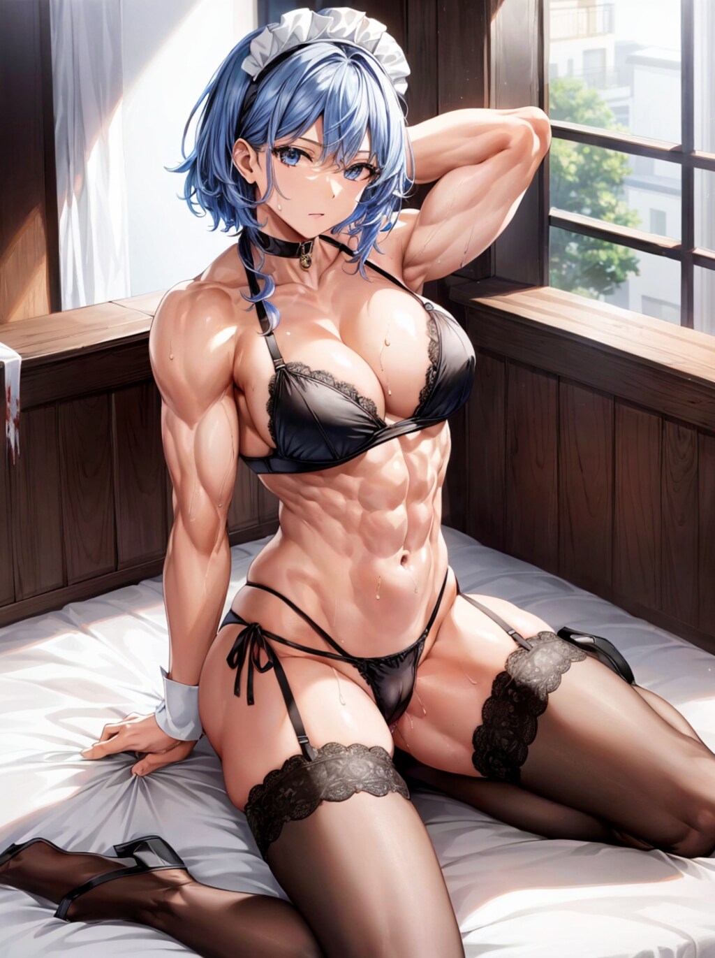 筋肉メイド04