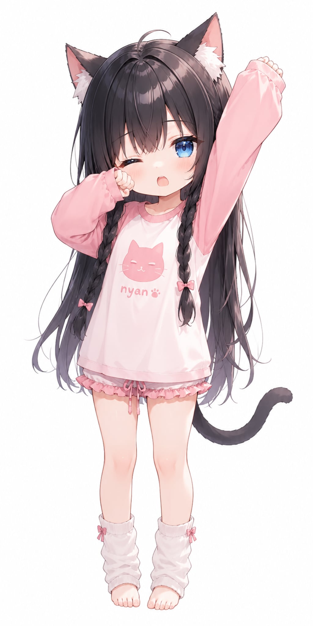 ねむ〜いにゃ…