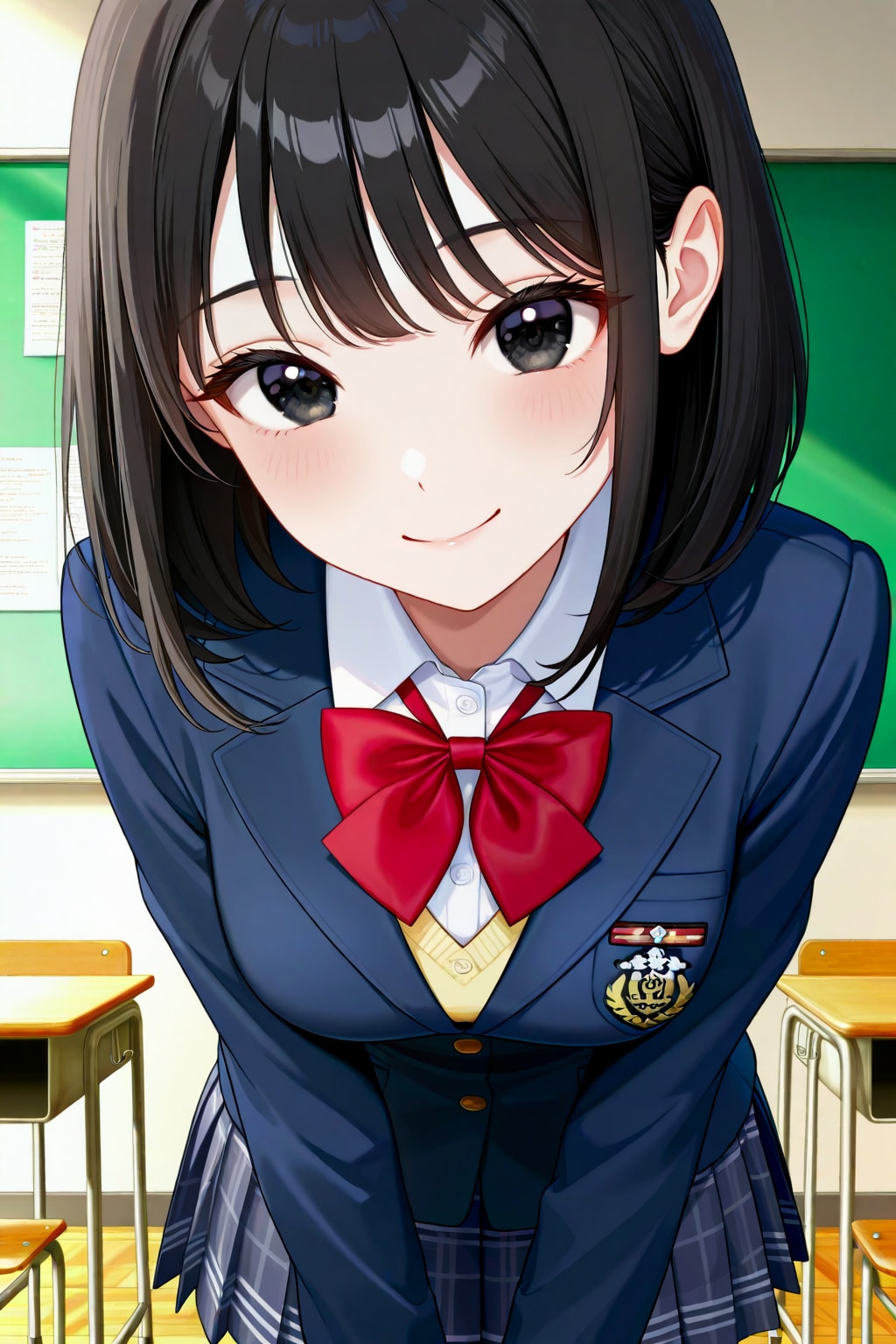 黒瞳黒髪JK | の人気AIイラスト・グラビア