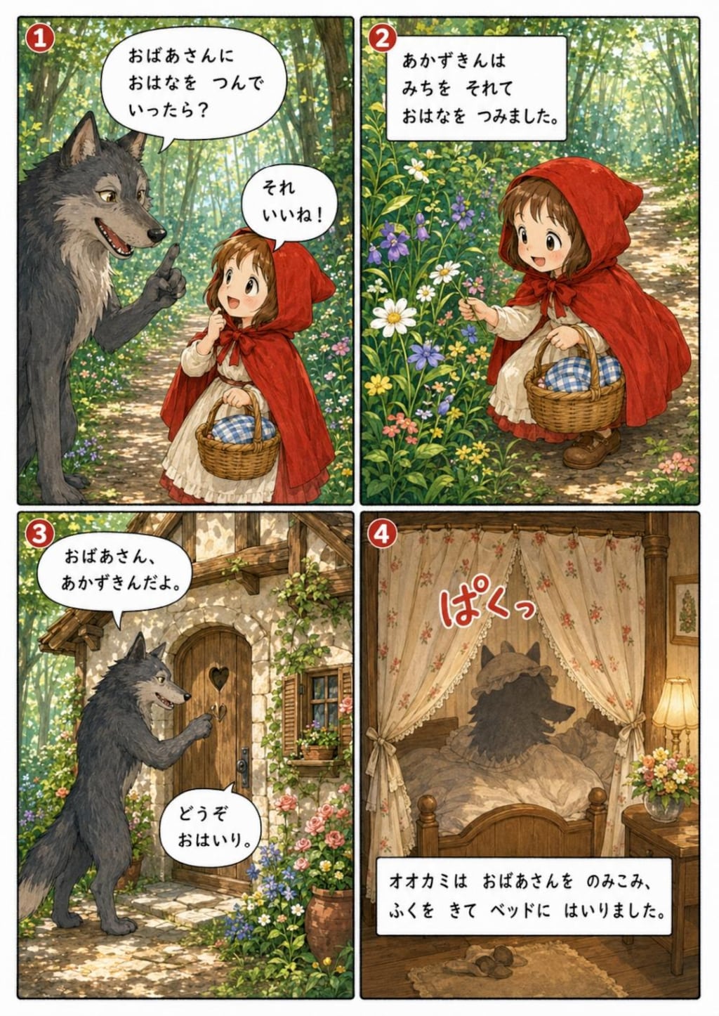 グリム童話版　赤ずきん