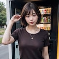 自販機の前 4枚目