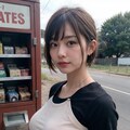 自販機の前 3枚目