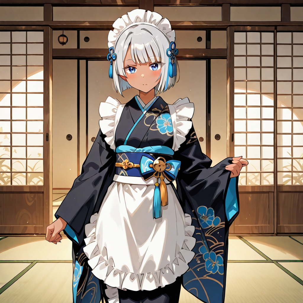 褐色和メイドBONSAIver