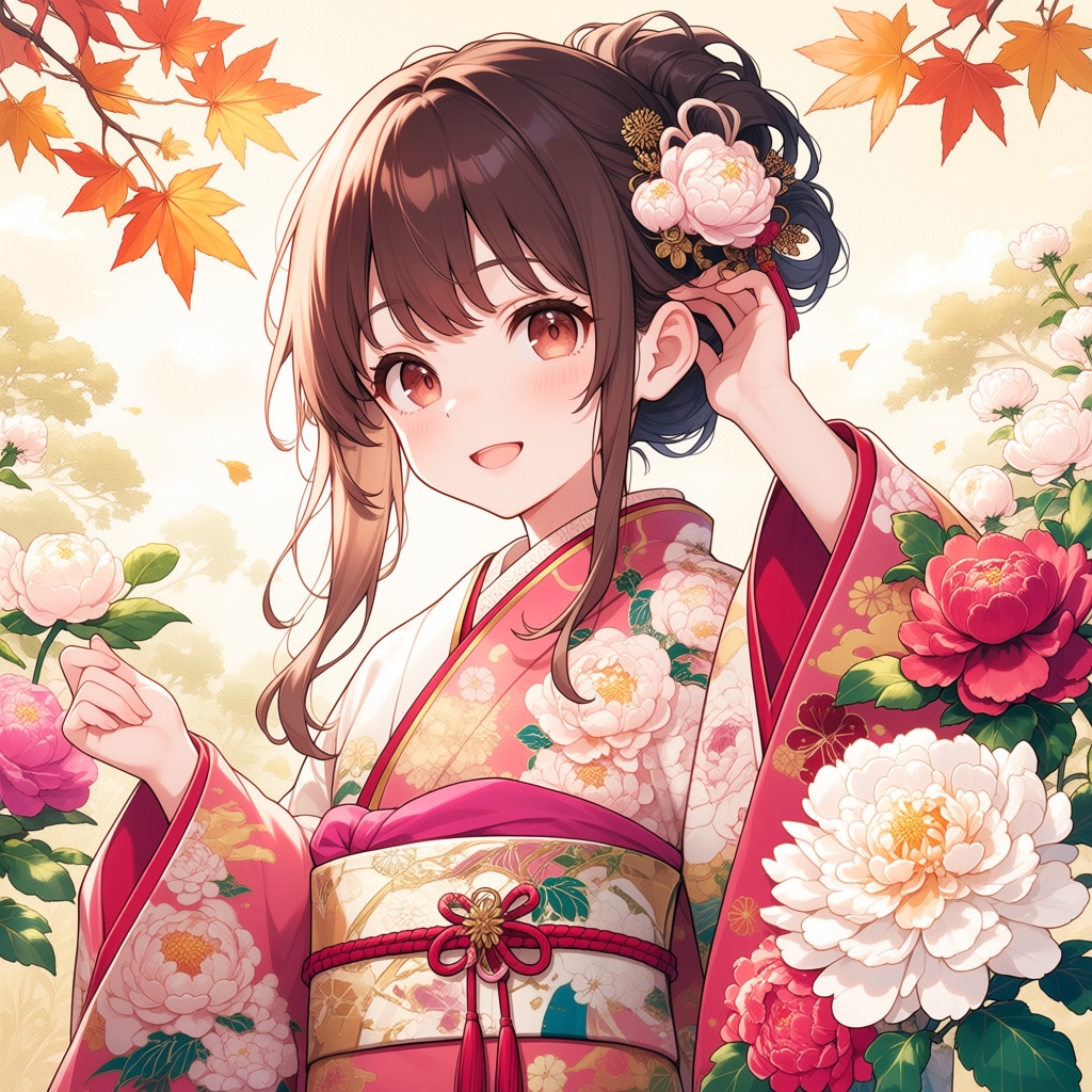 着物（乃愛） | の人気AIイラスト・グラビア