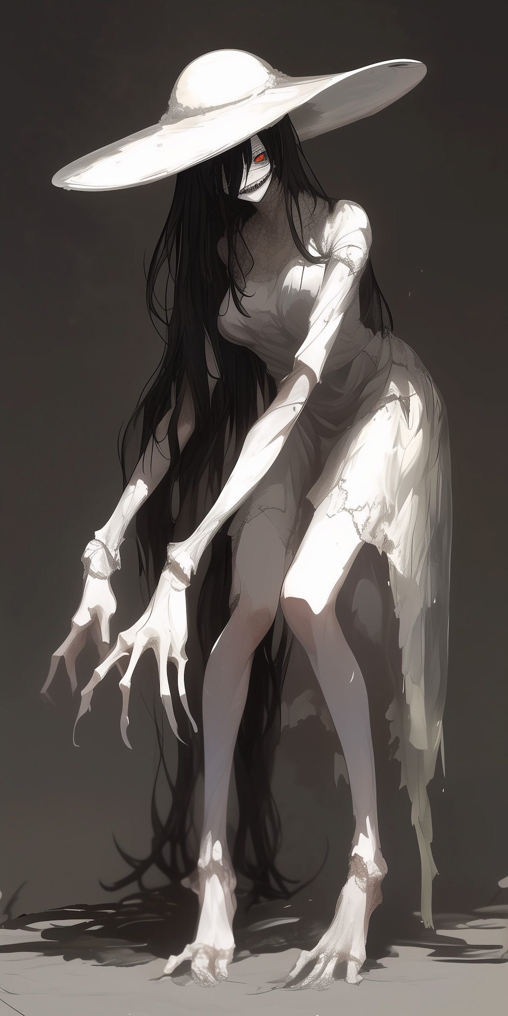 八尺様キャラデザ集(ホラー・モンスター寄り多め