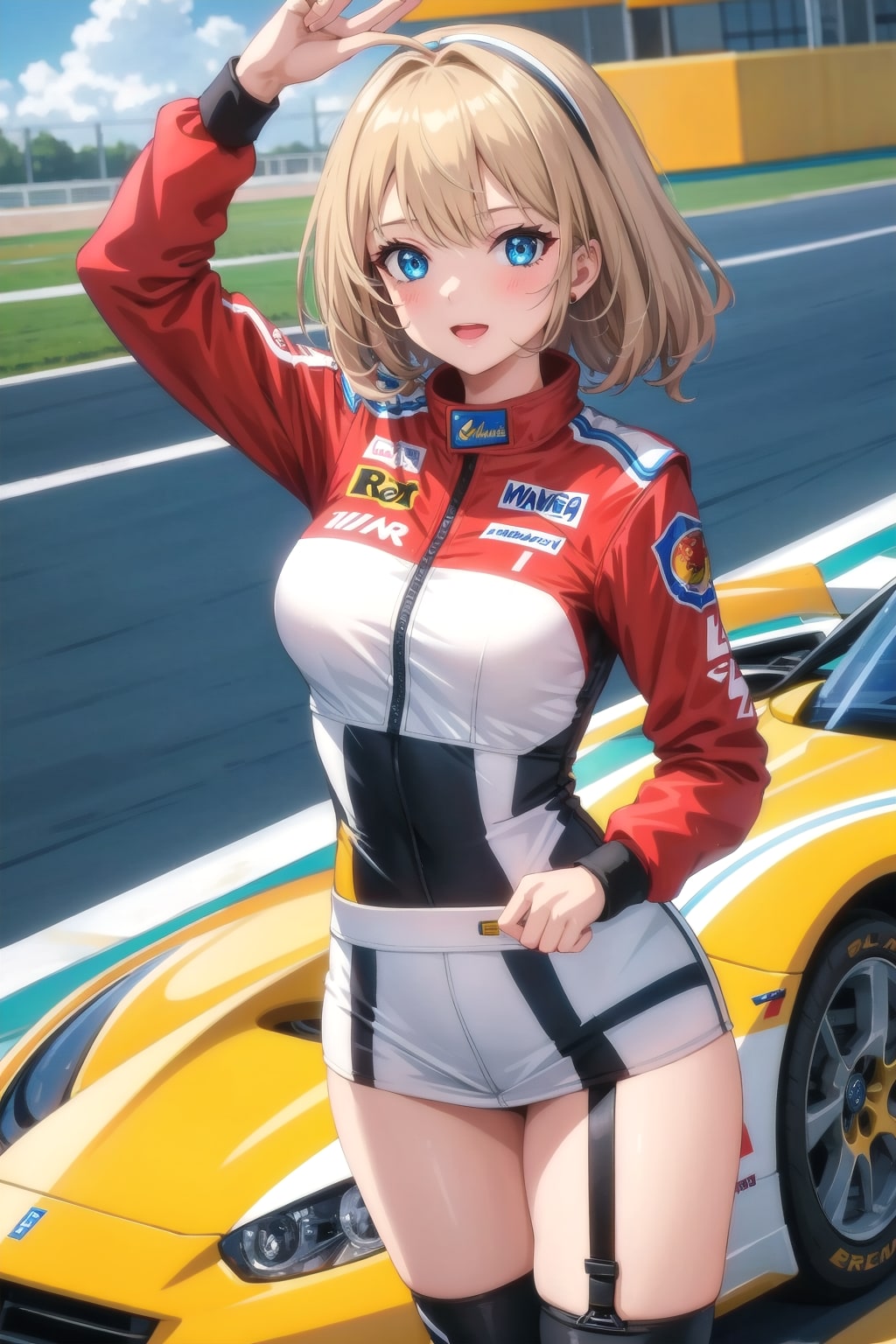 美少女レースクイーン | の人気AIイラスト・グラビア