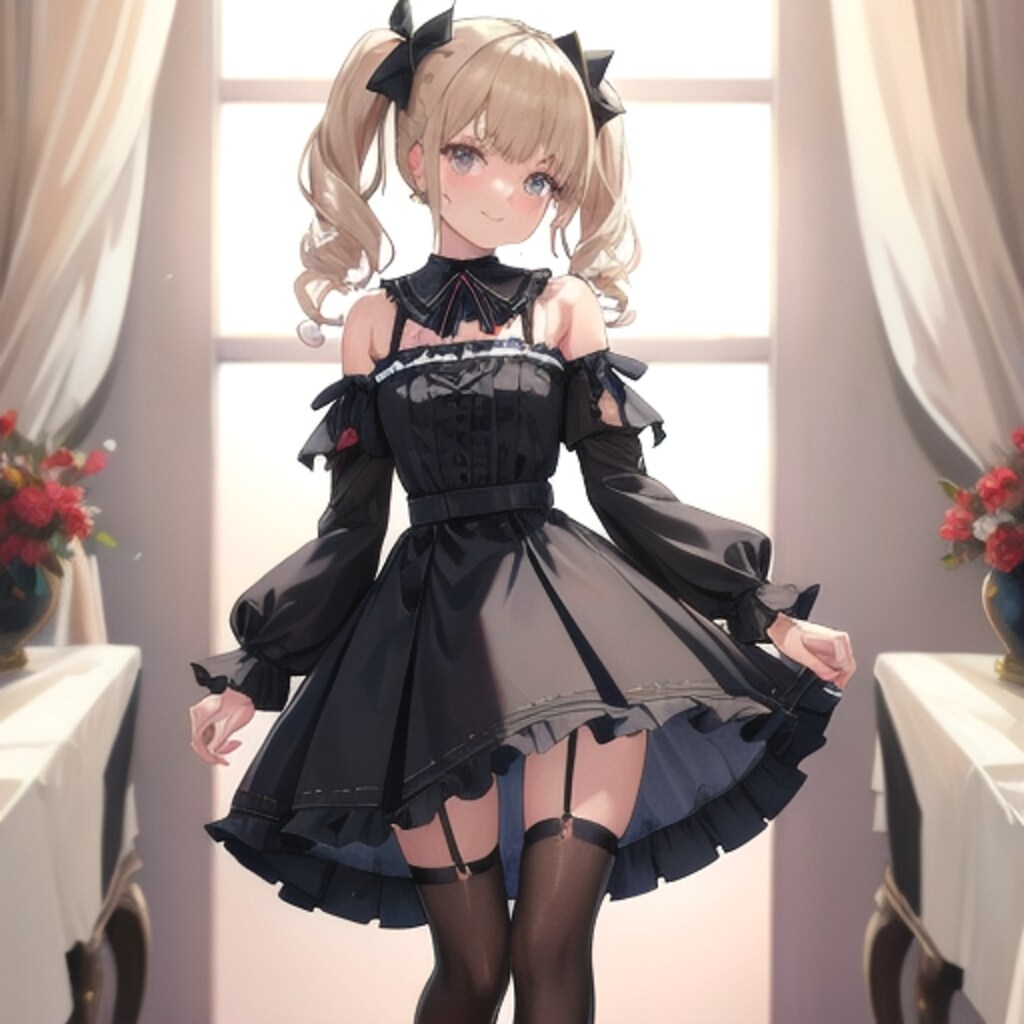 金髪ツインテ
