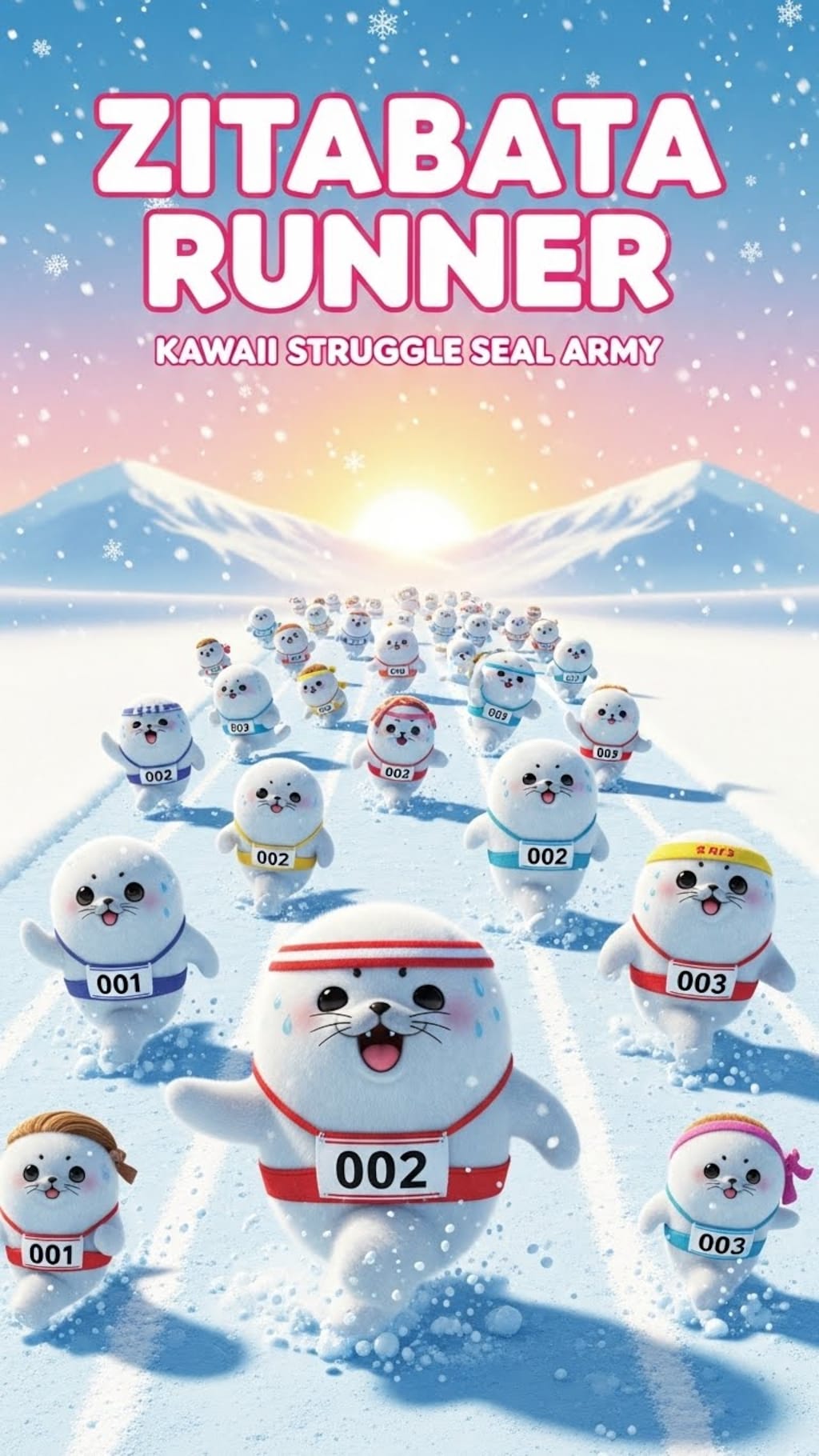 ジタバタアザラシのジタバタ運動会