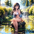 夏といえば水着なので 2枚目