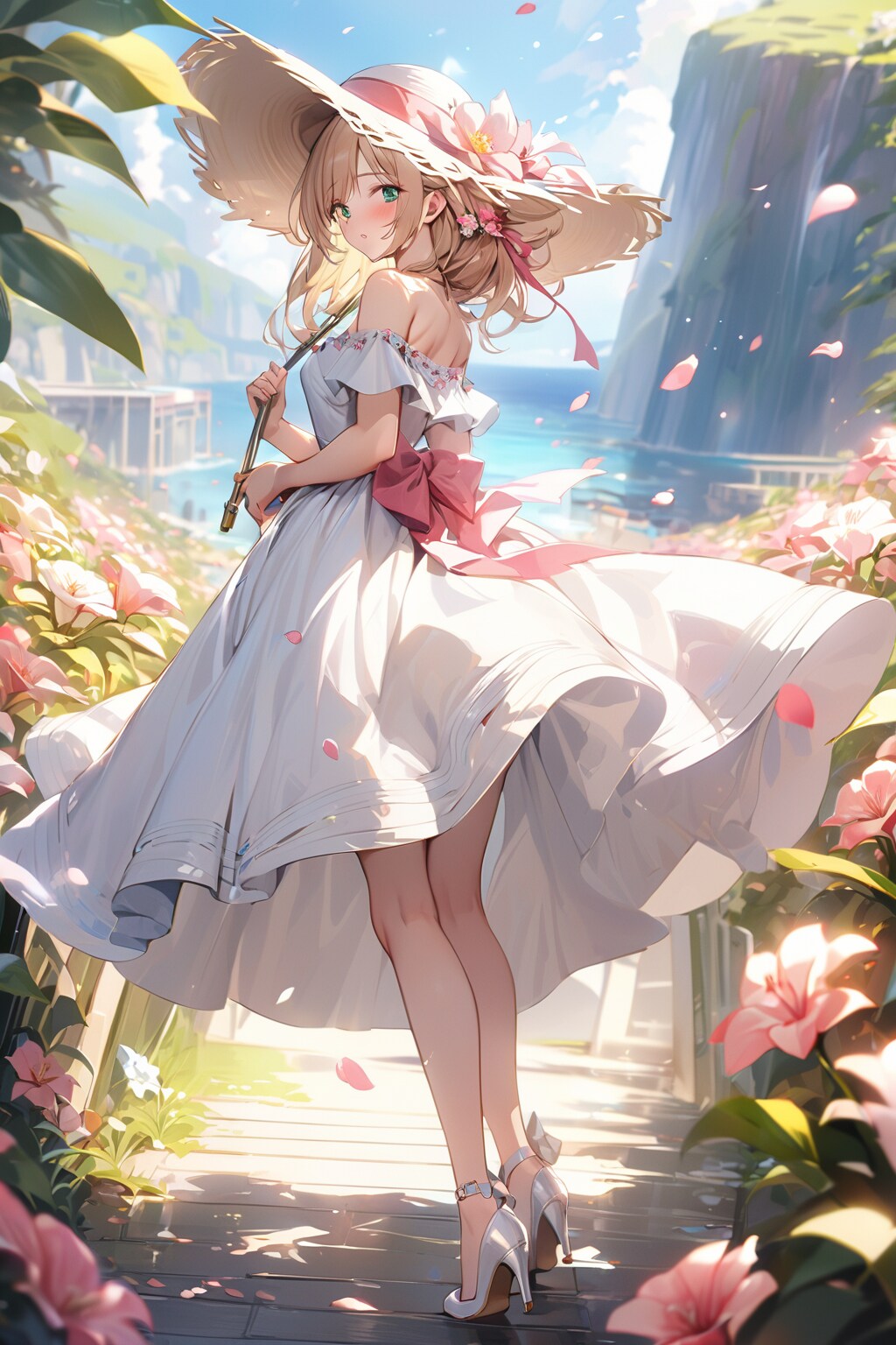 見返り少女 | の人気AIイラスト・グラビア