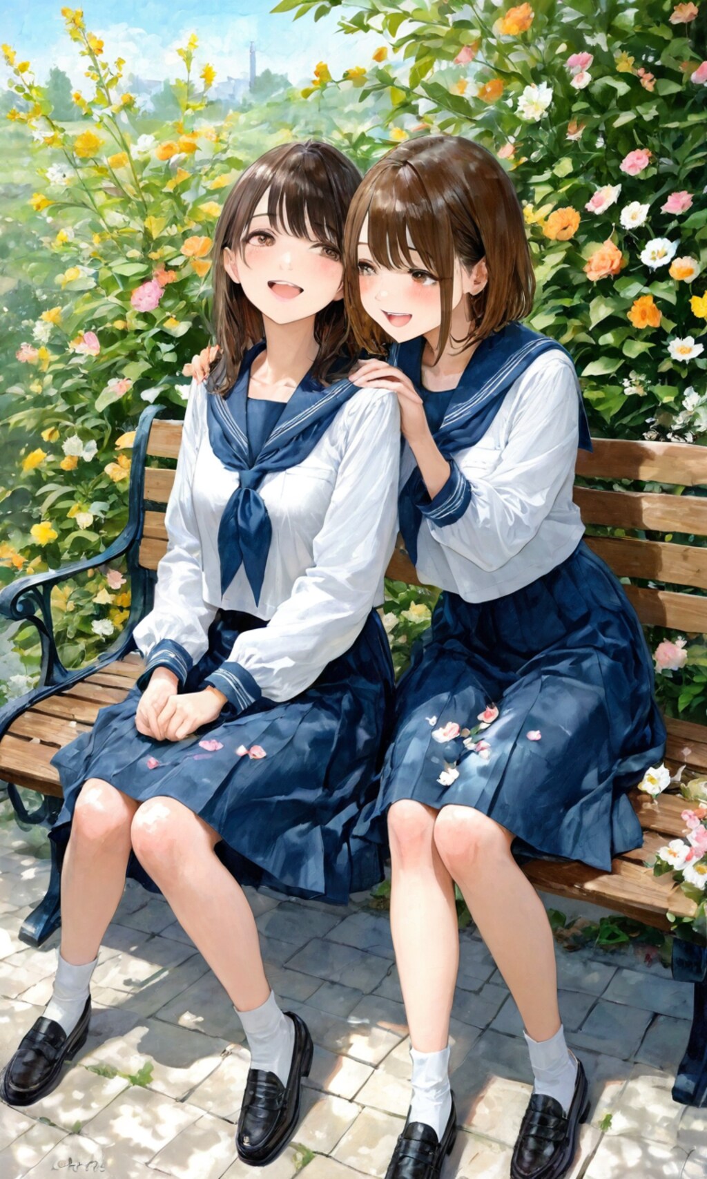 じゃれ合う子たち