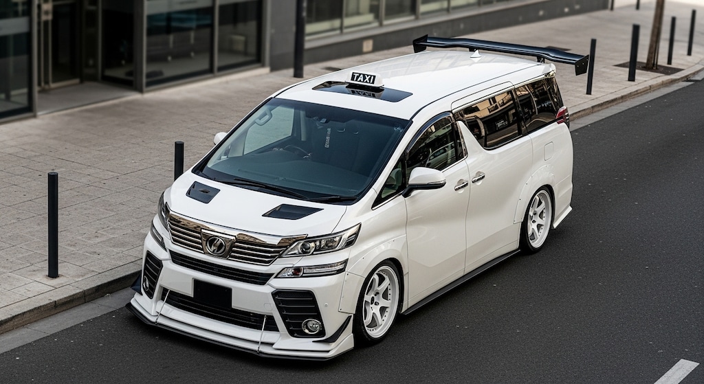 ヴェルファイアタクシーのドリ車