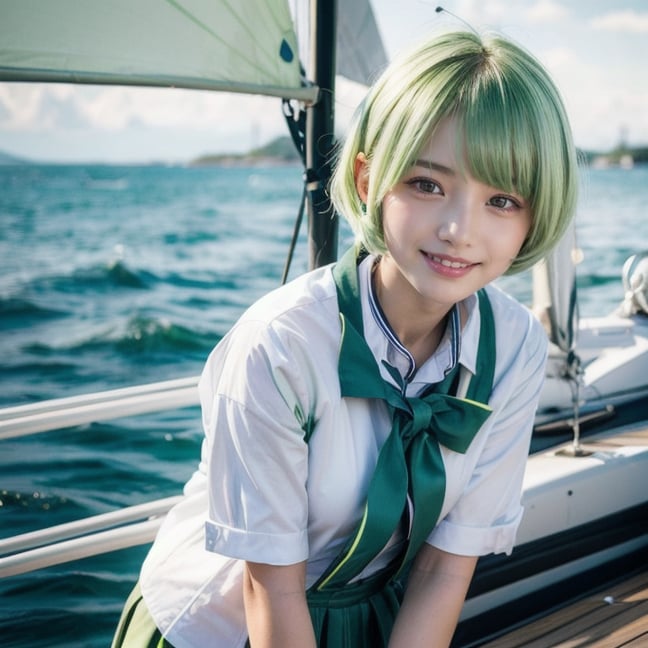 船旅に出るMESSちゃん | の人気AIイラスト・グラビア