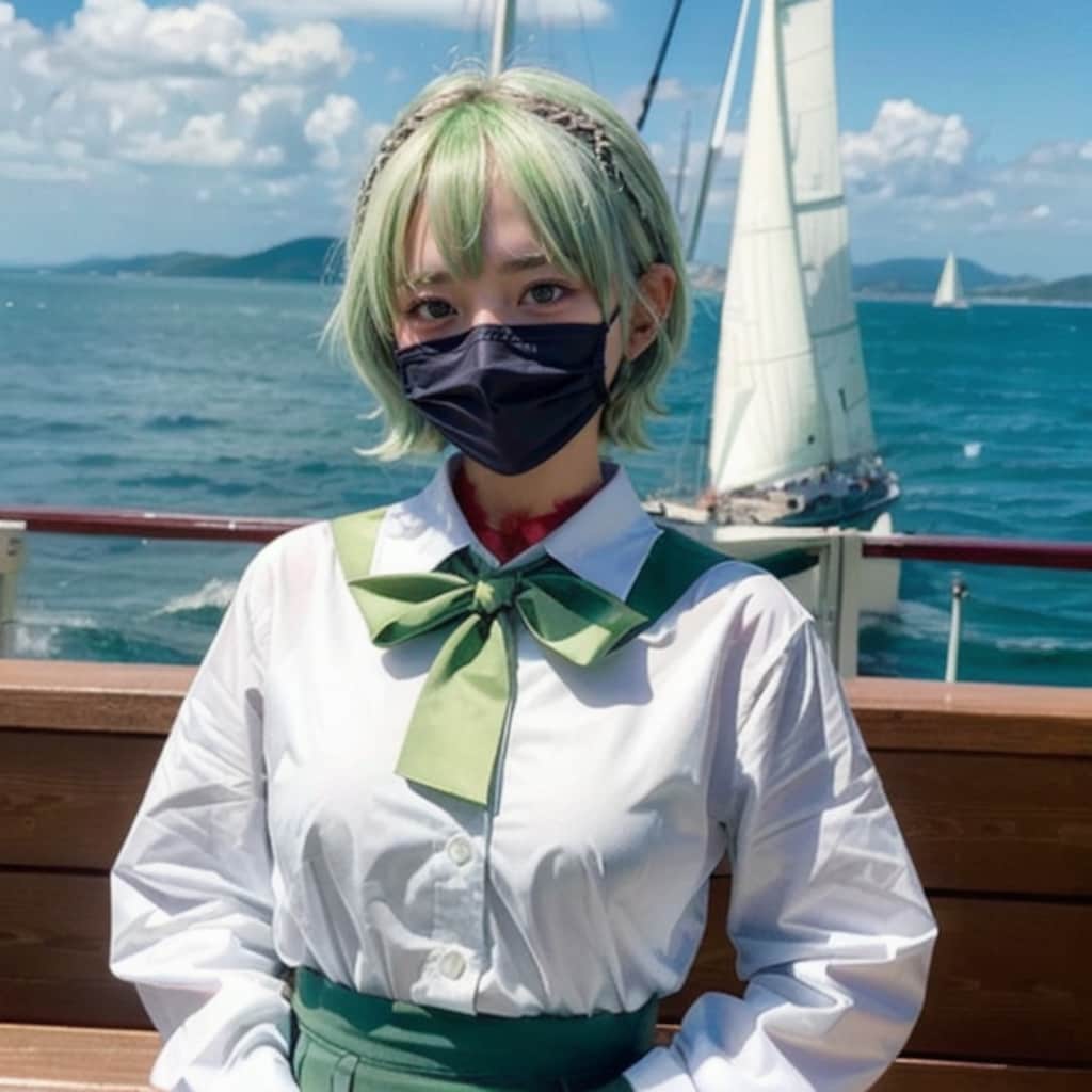 船旅に出るMESSちゃん