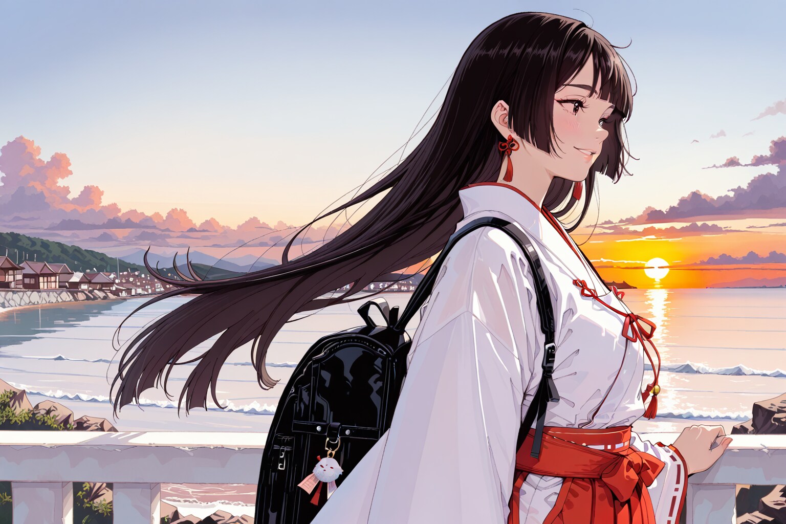 #黒髪＆#APRICOT＆#夕暮れさん