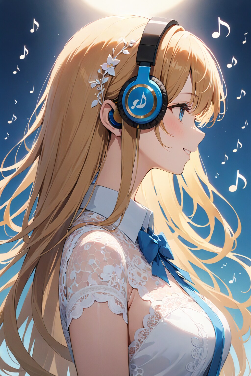 耳にあててくれた