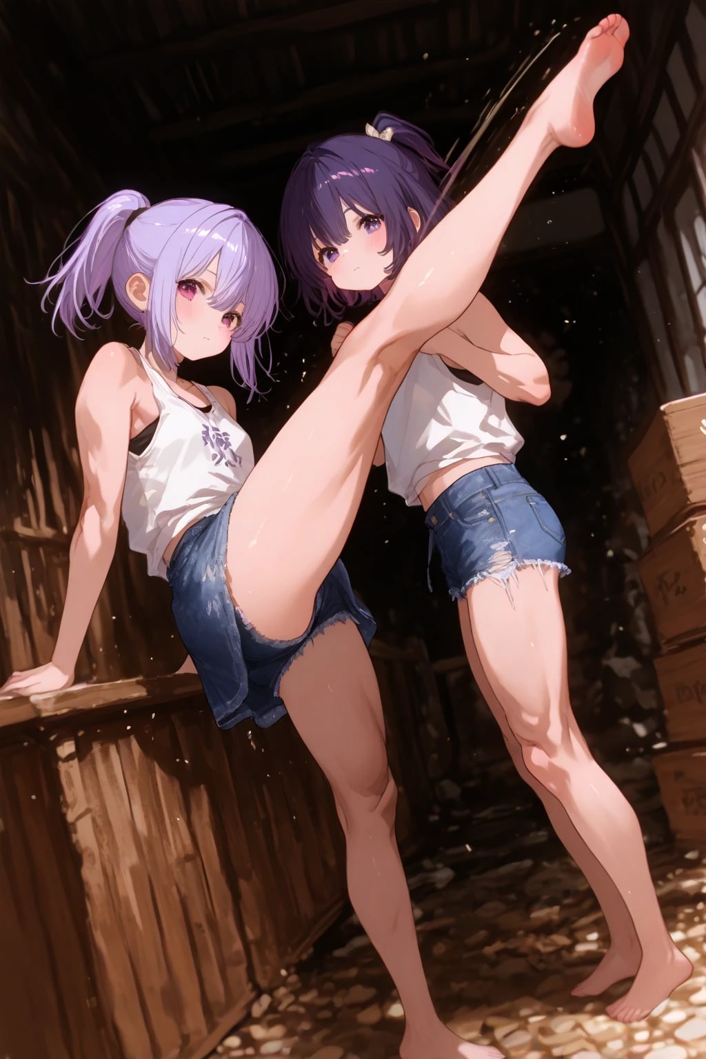 JK鬼乗衣子とJC鬼乗育子 | の人気AIイラスト・グラビア