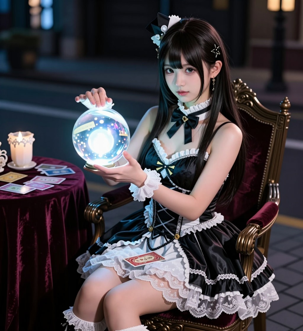 当たらないけど行列の占い師 | の人気AIイラスト・グラビア