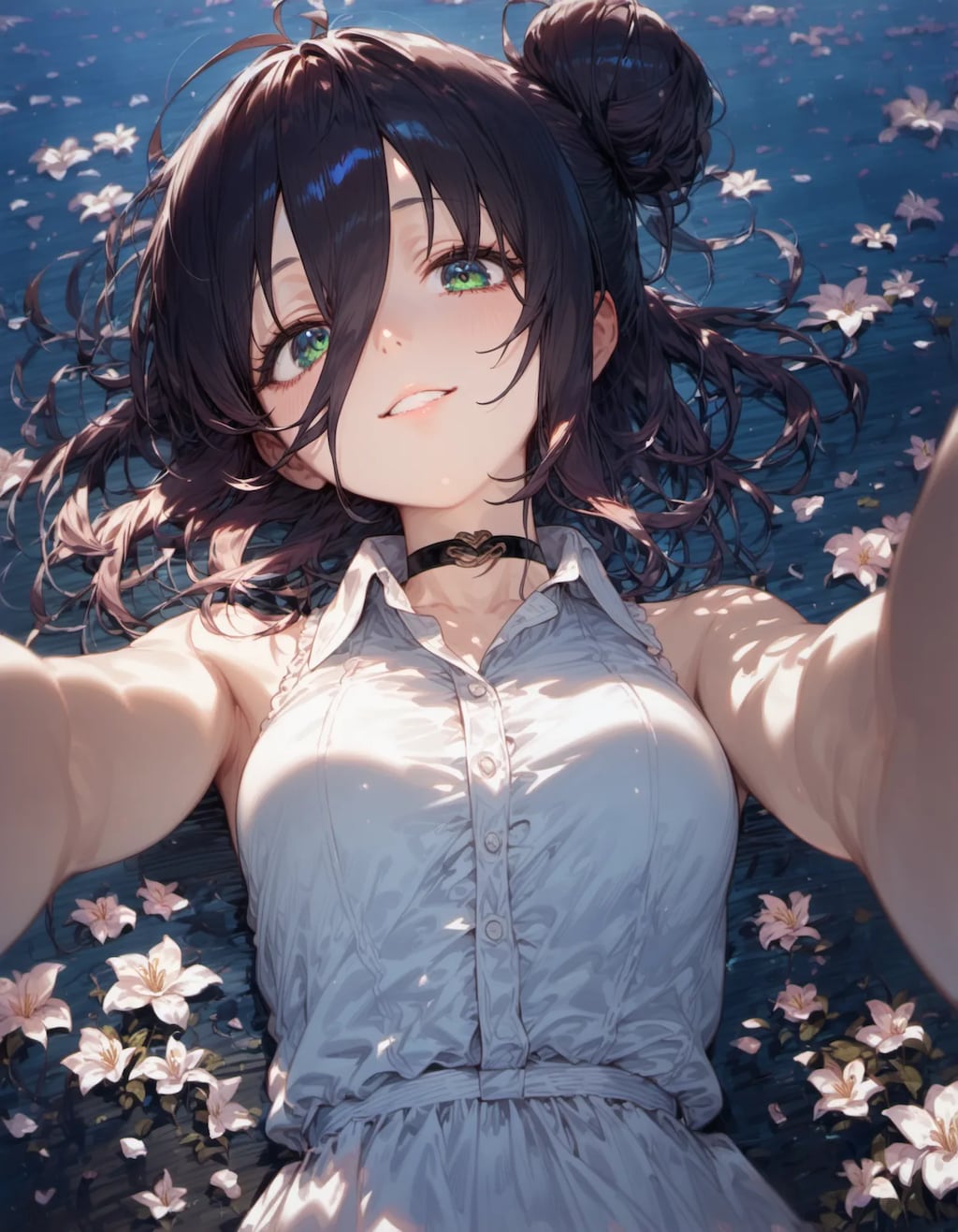 Floating Among Lilies