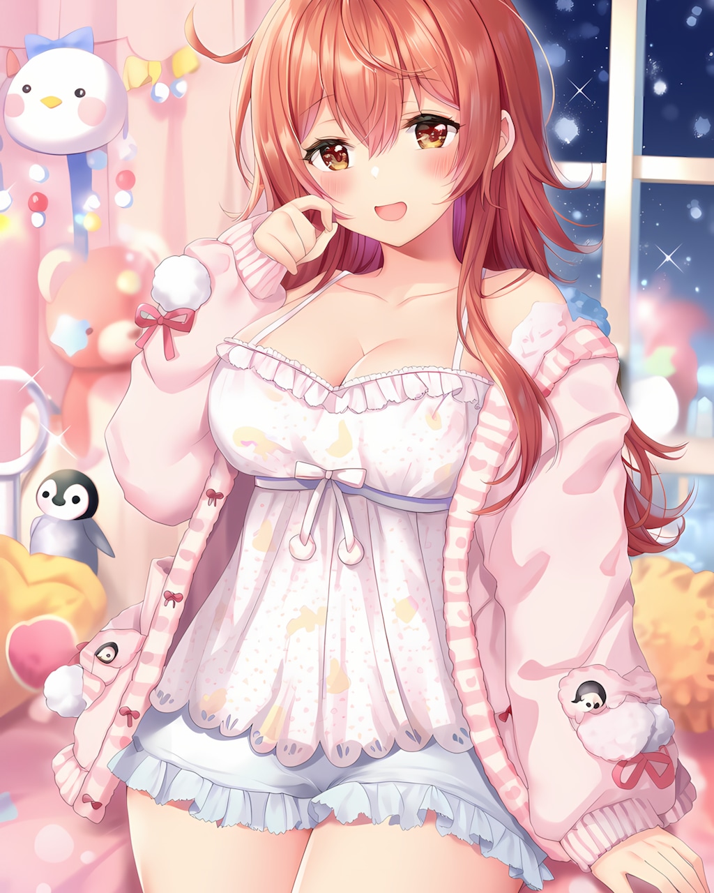 🐧ペンギンふわふわでおやすみノノカ♡