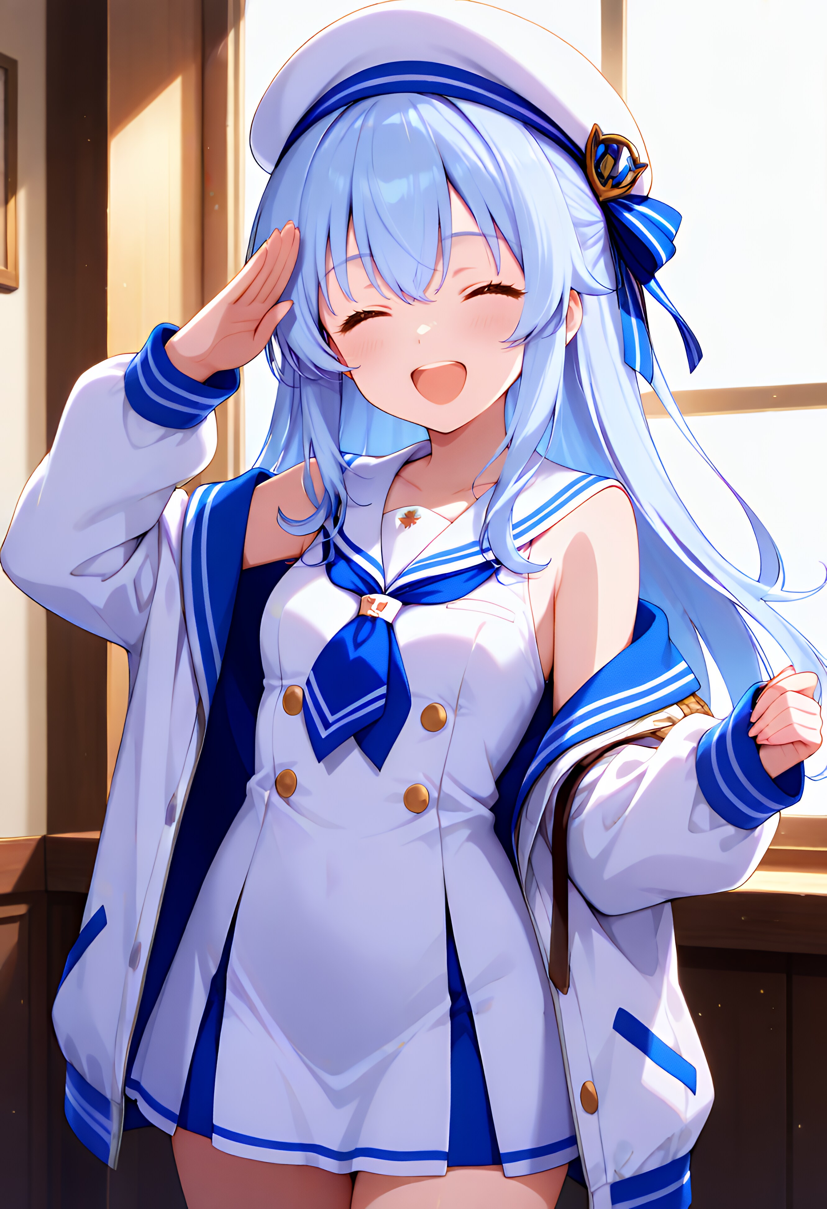 青と白のマリナージ | の人気AIイラスト・グラビア