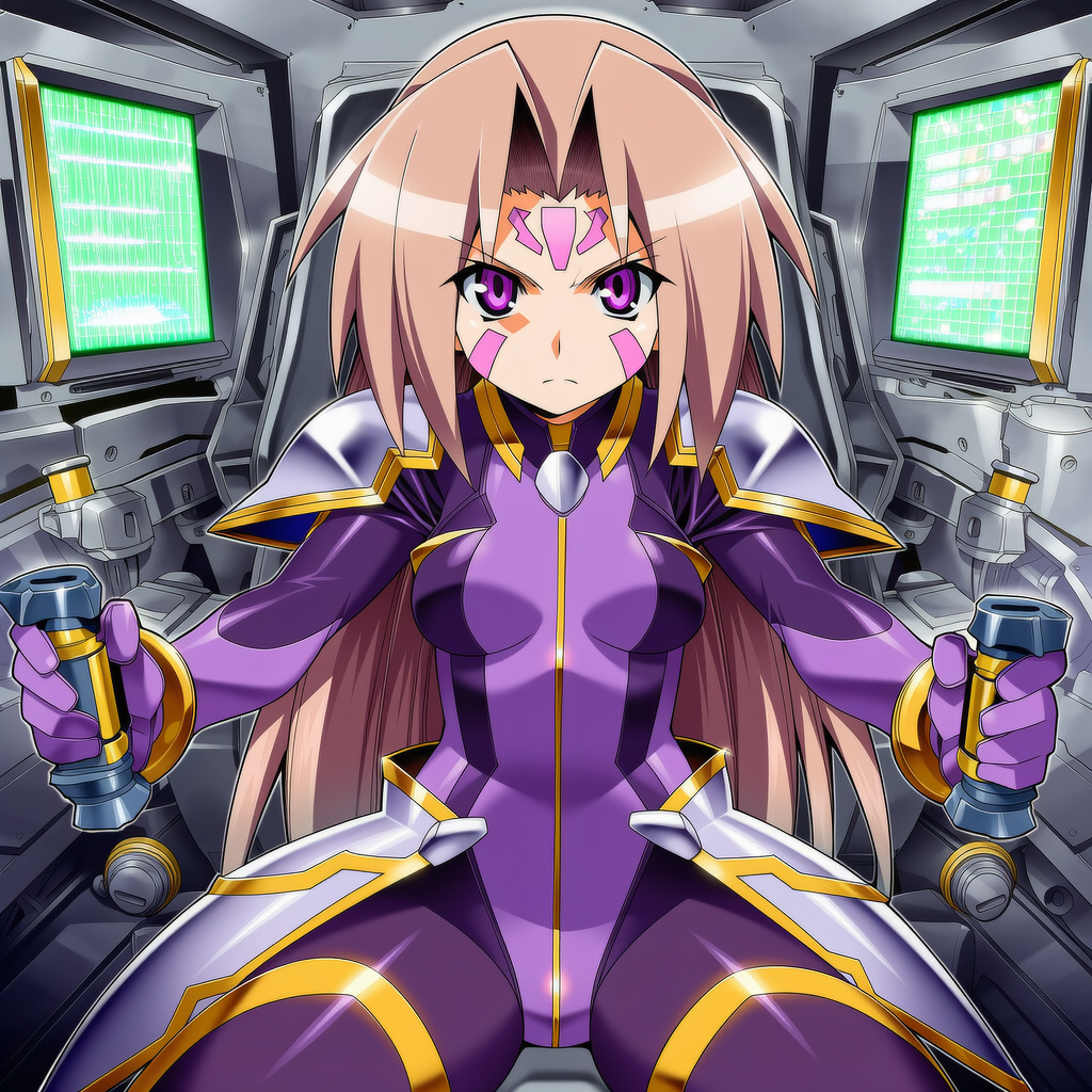 コクピットのターレス大尉