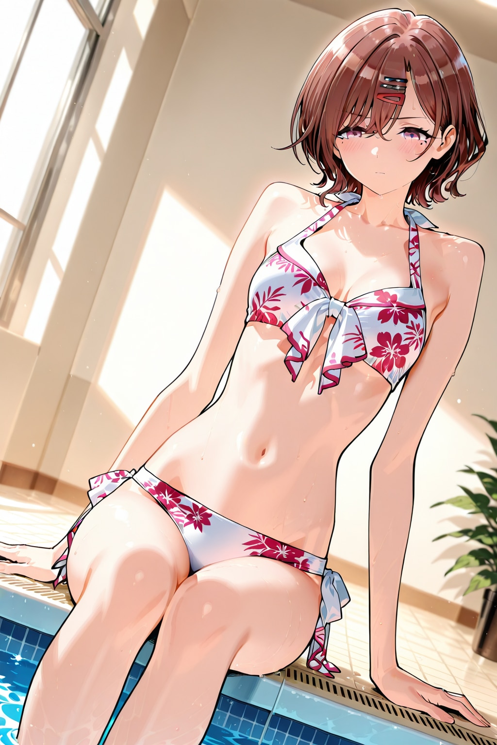 コンサートが終わった後は自由時間だって聞いてたし、・・・新しい水着を試着しようかな。