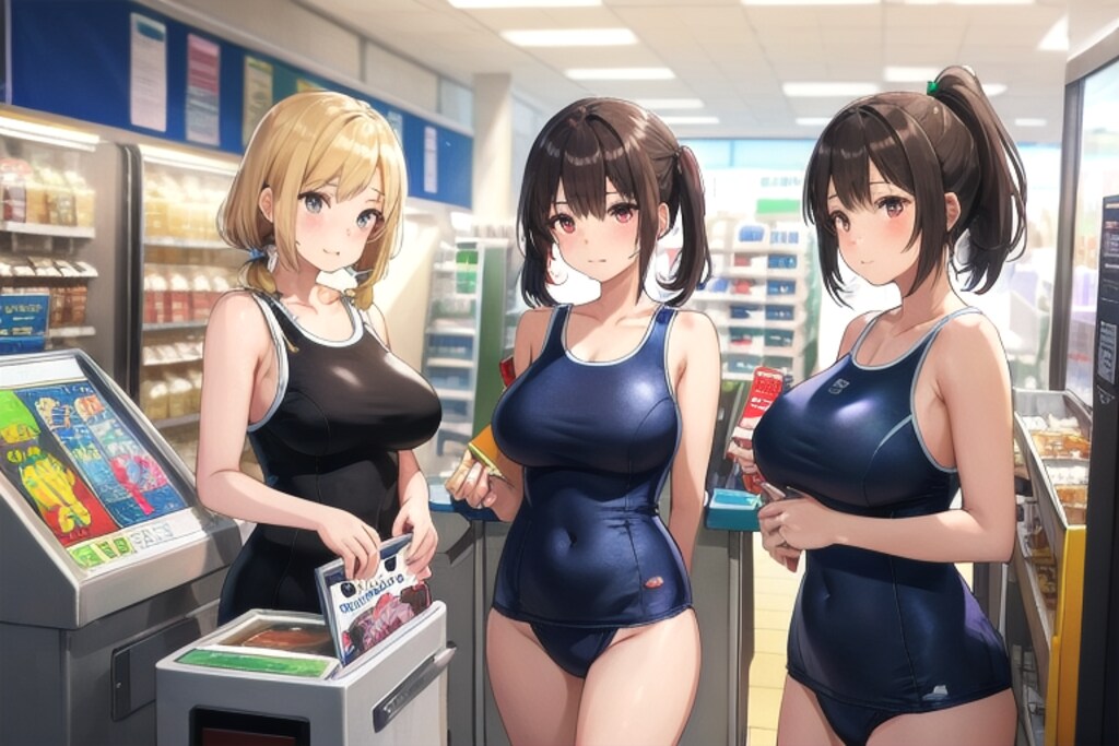 スクール水着でアルバイト