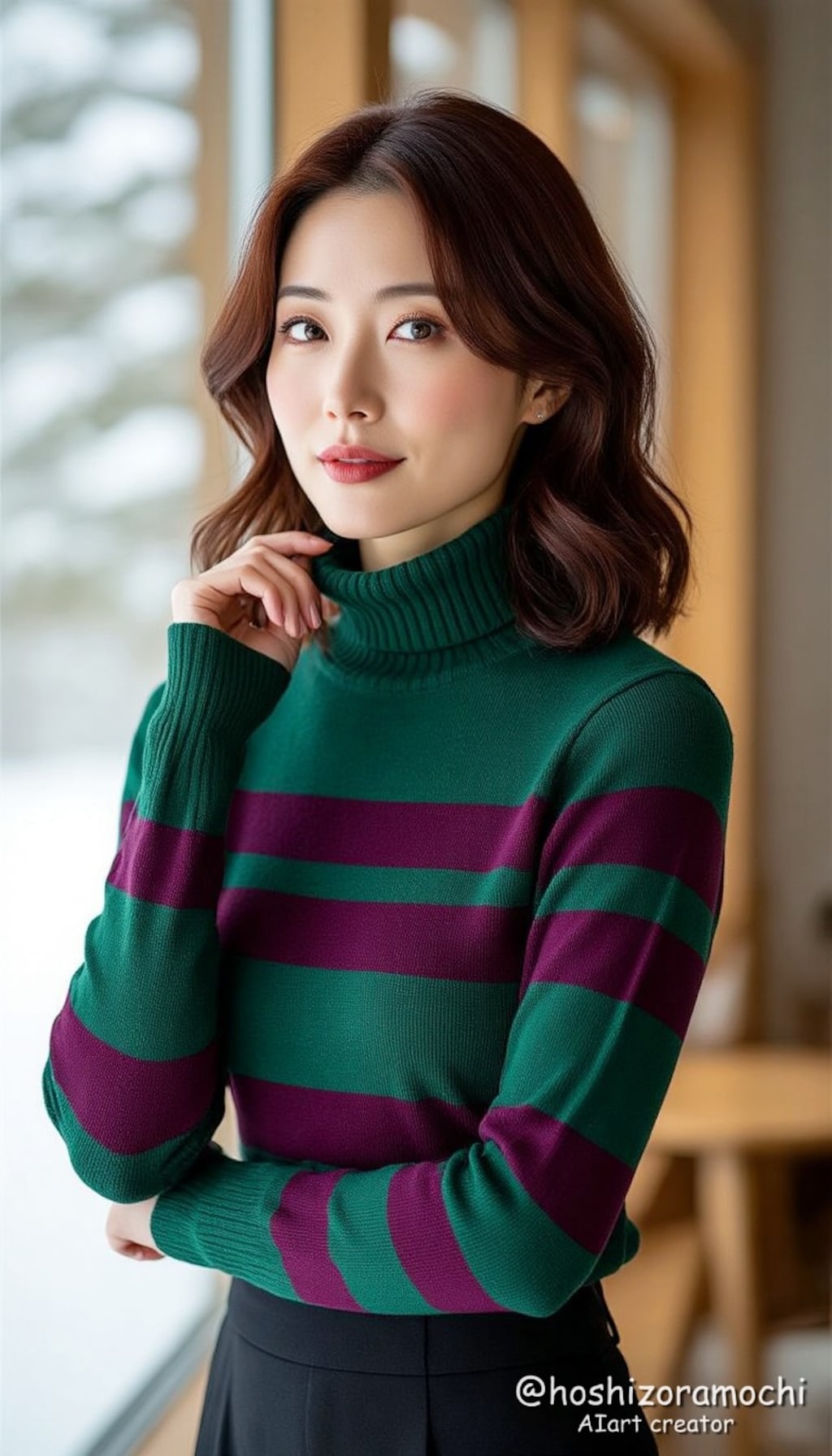 ウィンター・エレガンス・イン・コントラスト - Winter Elegance in Contrast