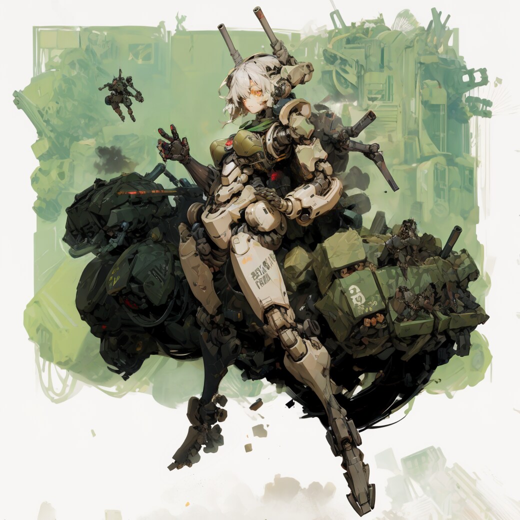 Girl and Robot1054 | の人気AIイラスト・グラビア
