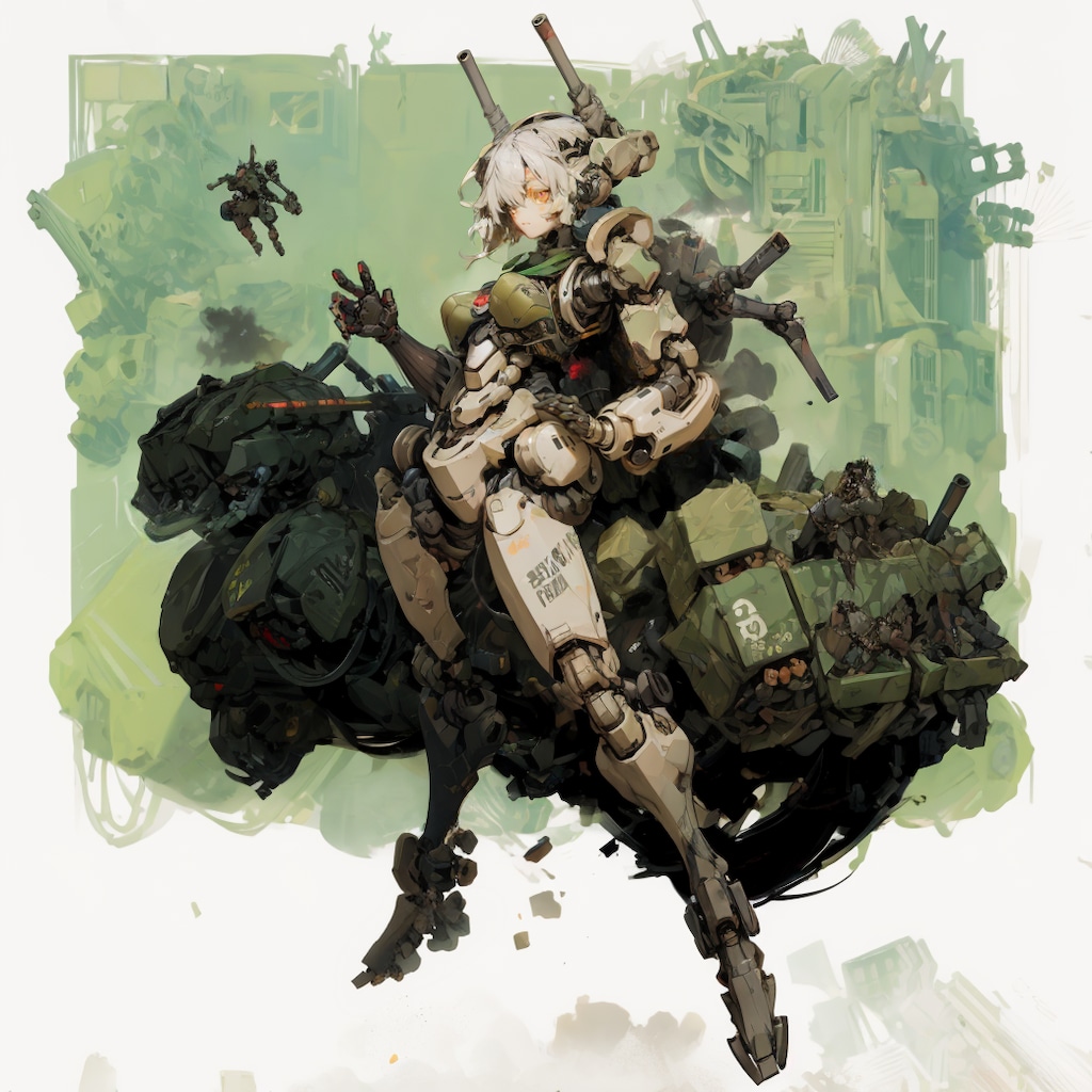 Girl and Robot1054