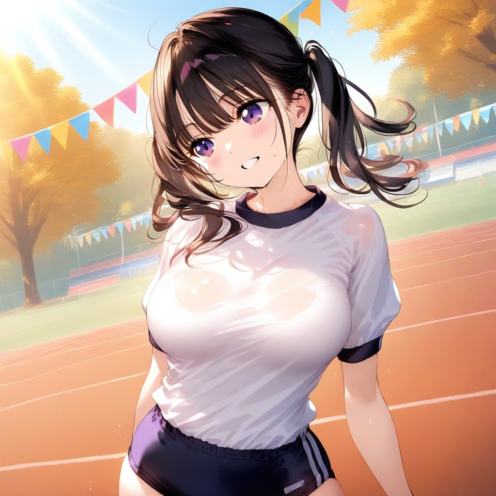 体育祭の瑛子さん