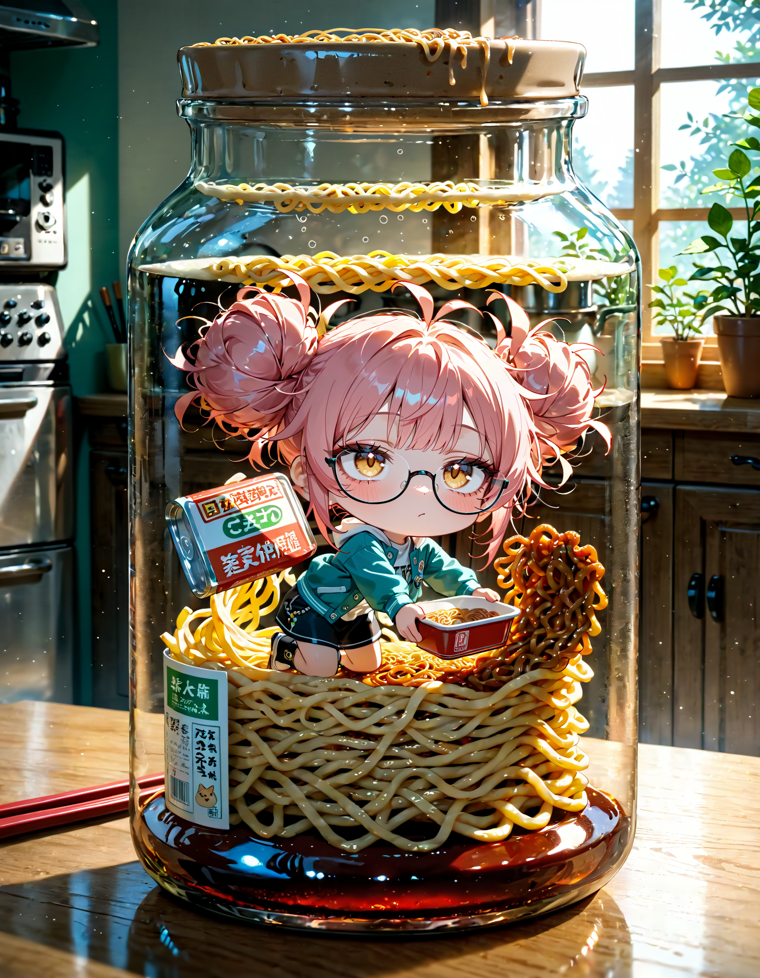 今日は何の日？　ペヤングソースやきそばの日 | の人気AIイラスト・グラビア