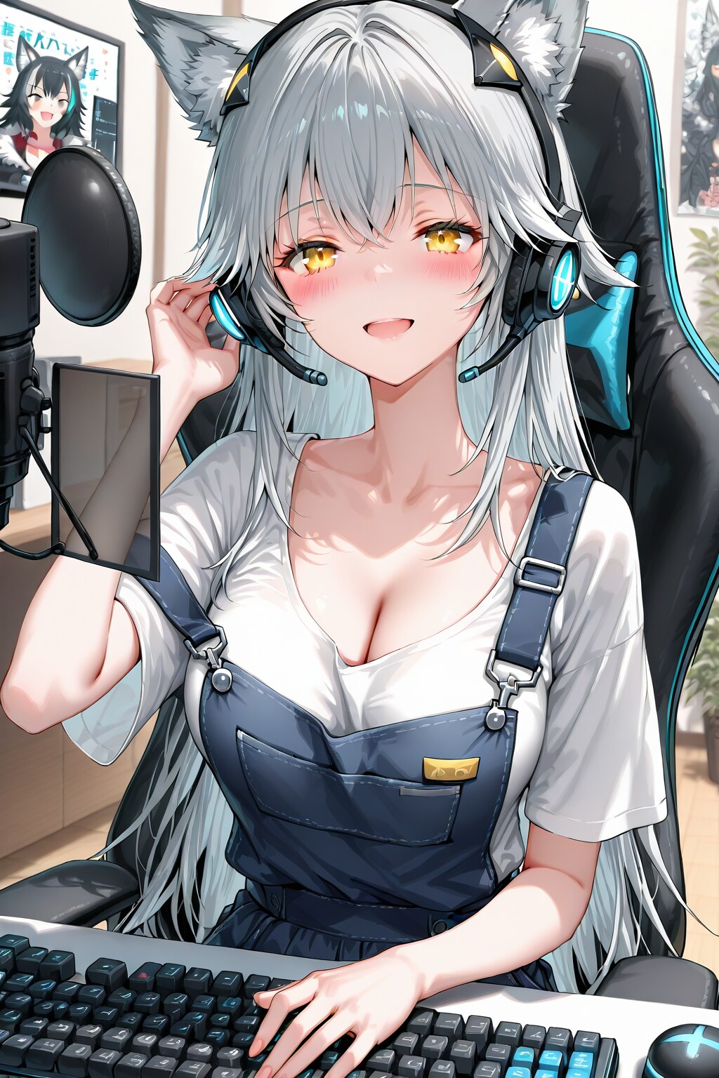 配信者 夢華(ゲーム配信で怒ってるのもありますw)