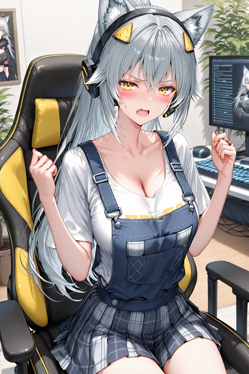 配信者 夢華(ゲーム配信で怒ってるのもありますw)