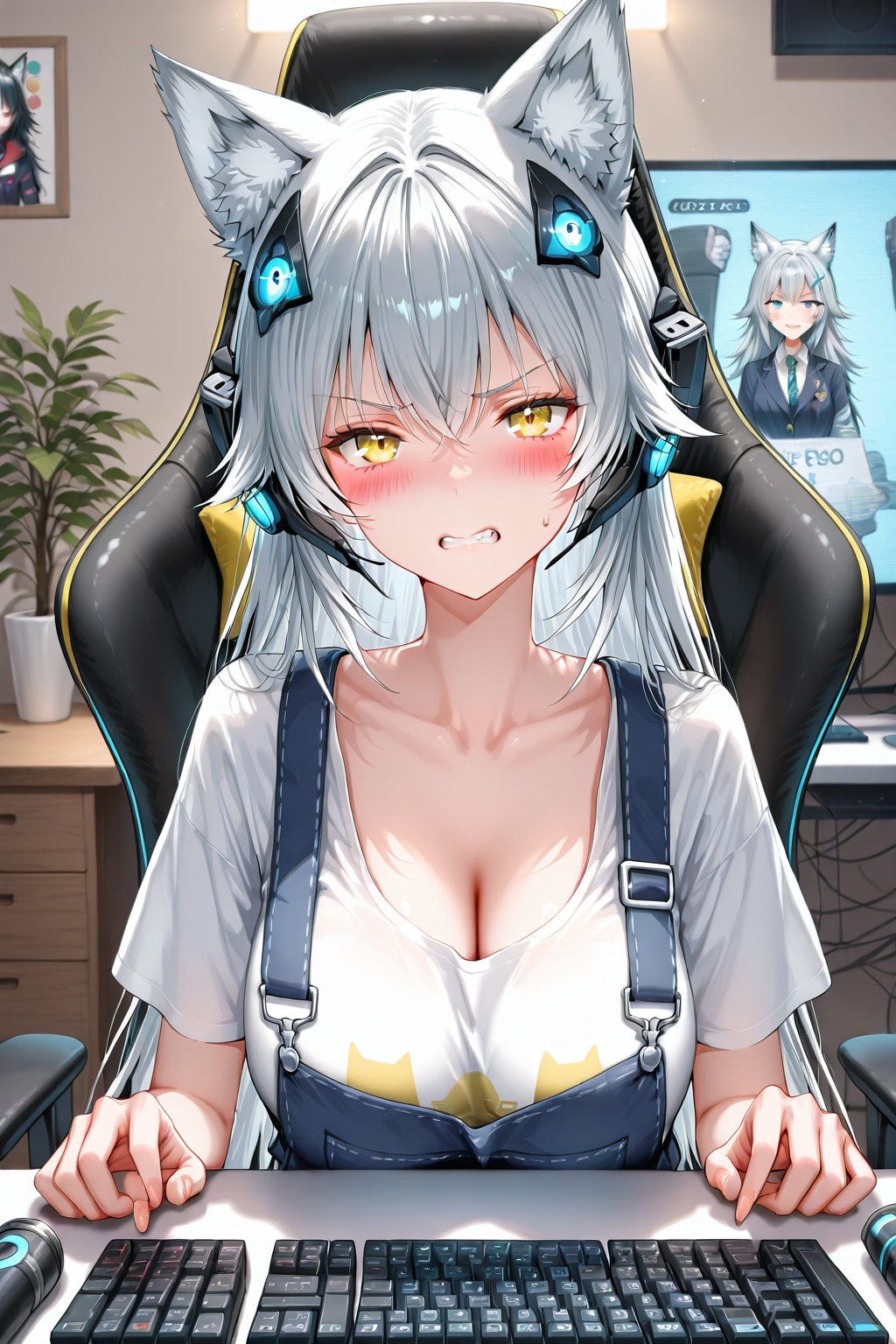 配信者 夢華(ゲーム配信で怒ってるのもありますw)