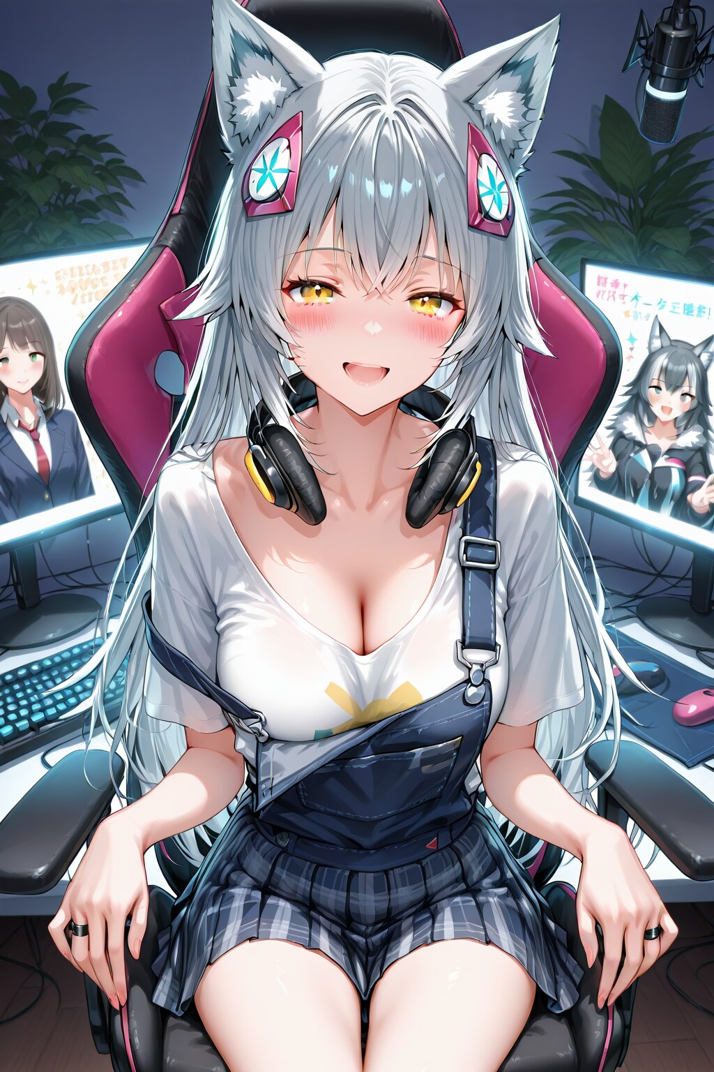 配信者 夢華(ゲーム配信で怒ってるのもありますw)