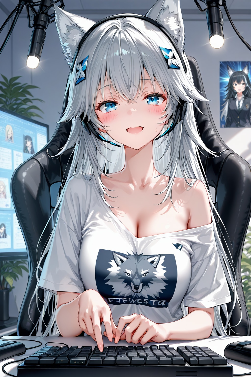 配信者 夢華(ゲーム配信で怒ってるのもありますw)